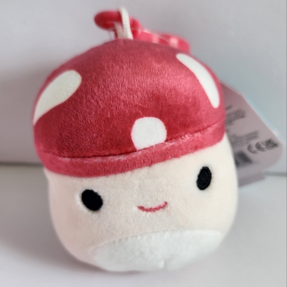 MALCOLM 🍄 the Mushroom Clip Original Squishmallows by Kelly Toy Clip ☆》NWT《☆ - Picture 1 of 7